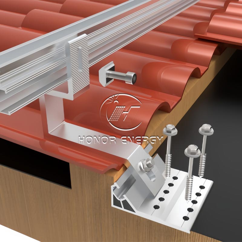 Aluminum နေရောင်ခြည်စွမ်းအင်သုံးအမိုးခေါင်မိုး