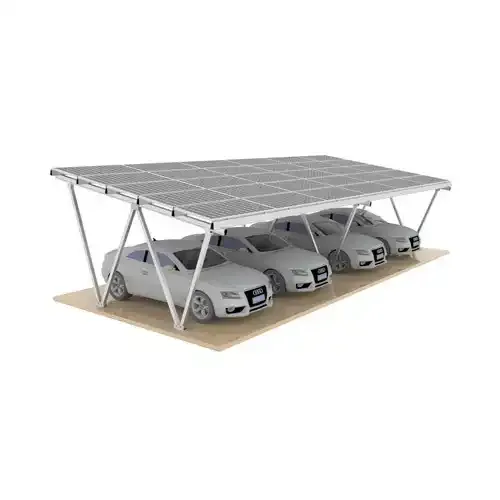အလူမီနီယမ် ရေစိုခံ W Type Solar Carport Mounting