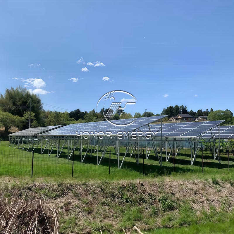 Multiple Row Type Solar Farmland Mount