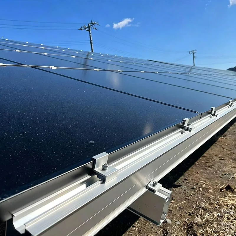Screw Pile Solar Aluminum Ground Mount ၊