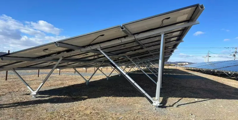 Screw Pile Solar Aluminum Ground Mounting ၊
