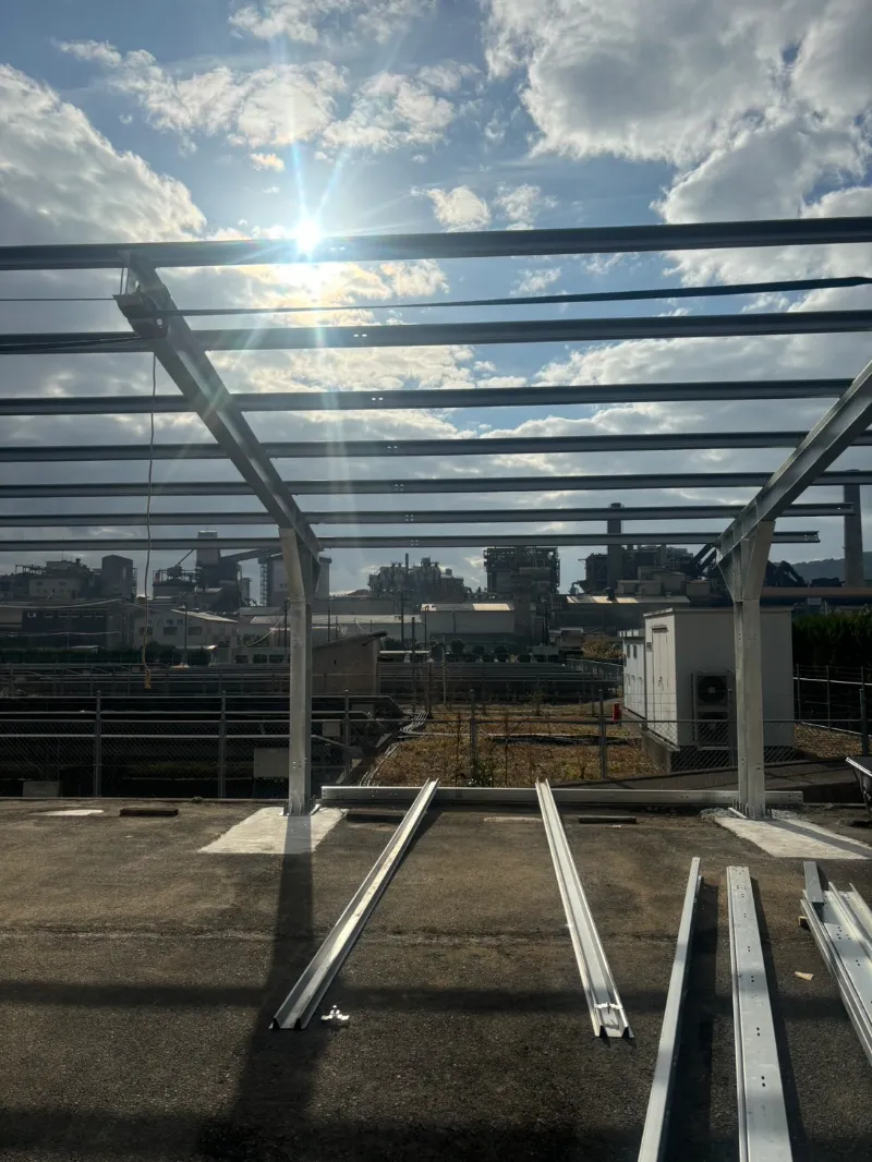 Single Column Solar Carport