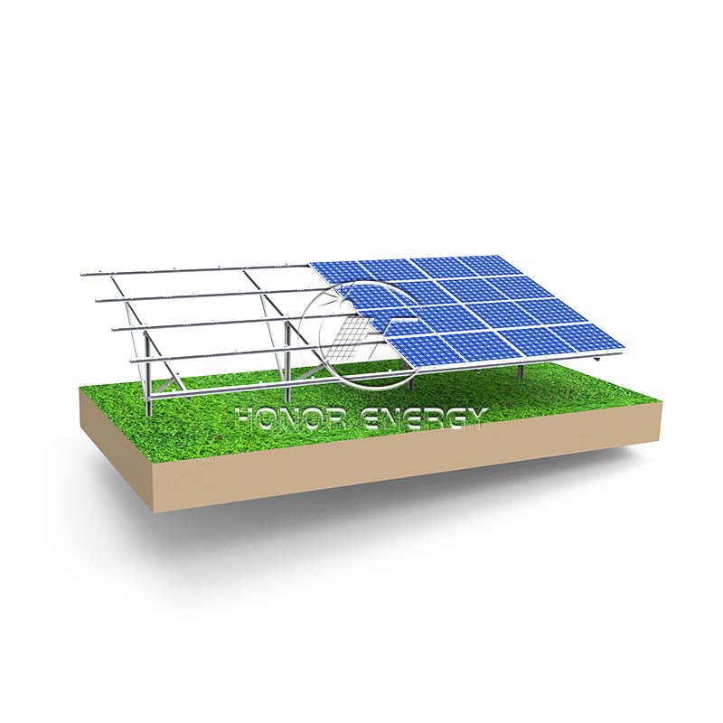 တစ်ခုတည်း Post Solar သံမဏိမြေပြင် Mount