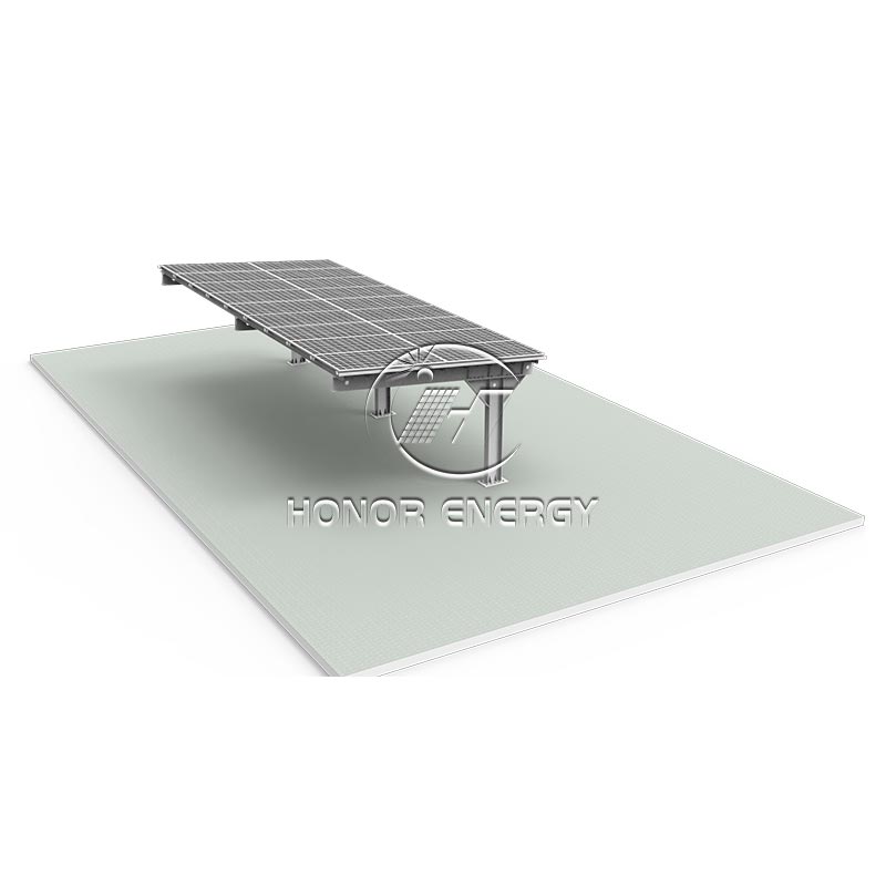 သံမဏိတစ်ခုတည်း Post Solar Carport Mount